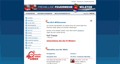 Desktop Screenshot of feuerwehr-wilster.de